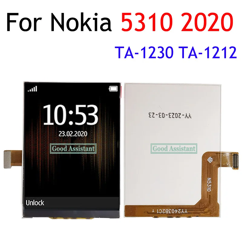 2.4 İnç Nokia 5310 2020 İçin TA - 1230 TA-1212 lcd Ekran LCD yedek parça ekran